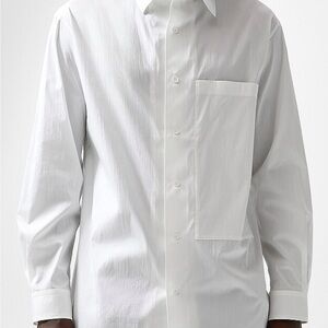 Y-3 ( NWT ) authentic Crisp White Dress Shirt